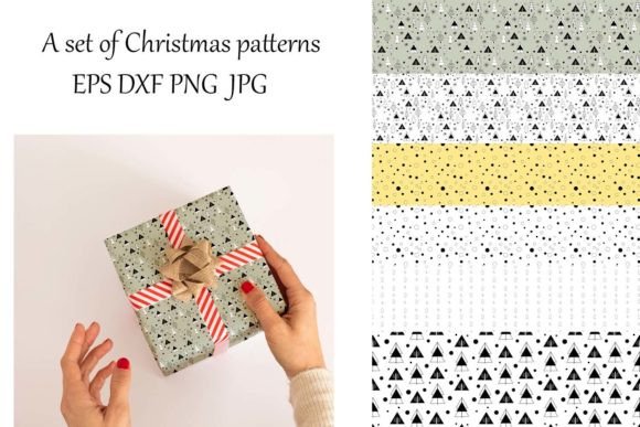 Christmas Patterns EPS. Christmas Tree: A Practical Asset for Designers and Makers