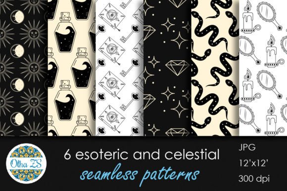 Exploring the Mystique of Esoteric Celestial Seamless Patterns