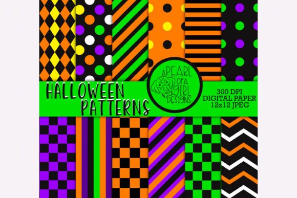 Halloween Patterns Digital Paper: A Creative Resource for Every Project