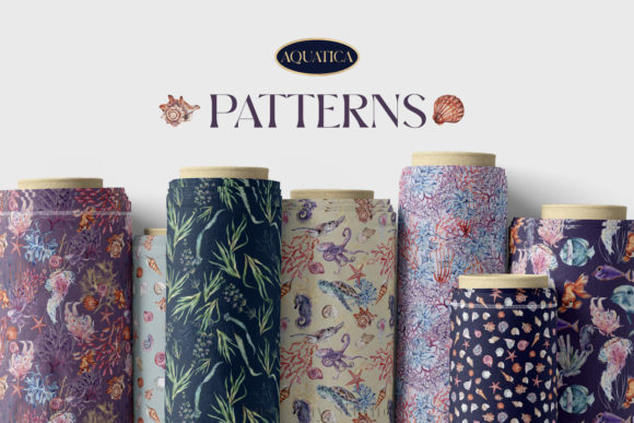 Underwater Patterns Sea Shells Ocean PNG: A Creative Resource for Digital Designers